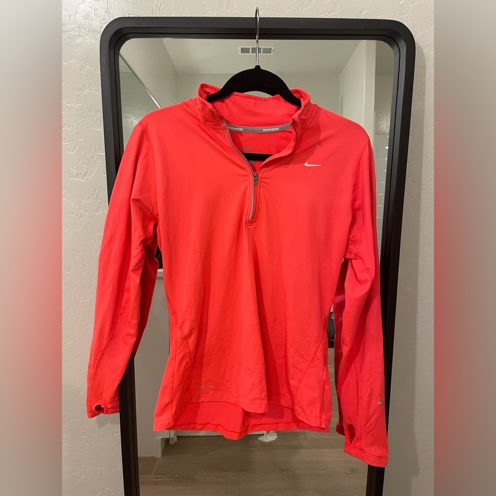 Neon Pink Nike Quarterzip